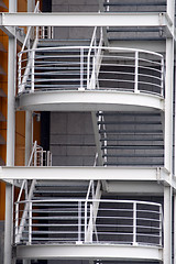 Image showing Metallic stairs