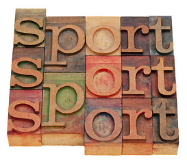 Image showing sport word abstract