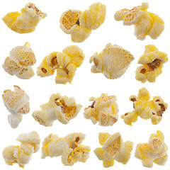 Image showing Popped kernels of pop corn snack