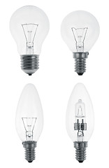 Image showing Four Light bulbs