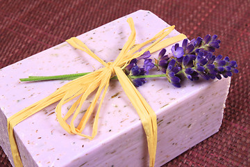 Image showing Lavender soap