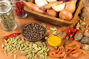 Image showing Spices and herbs