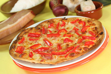 Image showing Tarte flambée