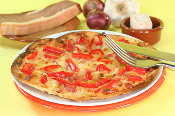 Image showing Tarte flambée