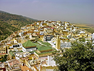 Image showing Moroccan Village On A Hill