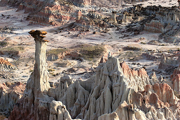 Image showing badlands - hells half acre in wyoming