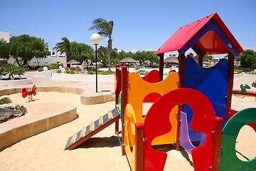 Image showing children place for playing 