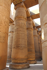 Image showing columns in karnak temple