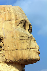 Image showing egypt sphinx face