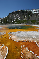 Image showing yellowstone national park - emerald pool