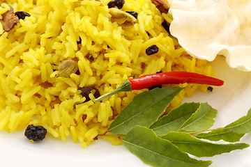 Image showing Tumeric Rice