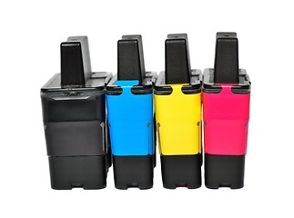 Image showing Ink cartridges on a white background