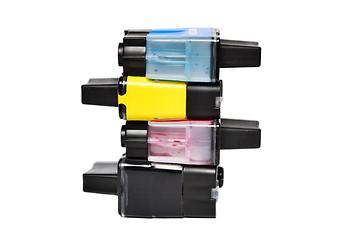 Image showing Ink cartridges isolated on white