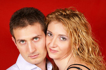 Image showing Beautiful young couple in love