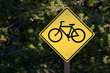 Image showing bicycle path only