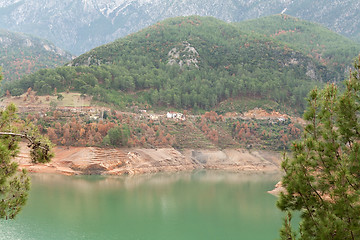 Image showing Views of the azure lake