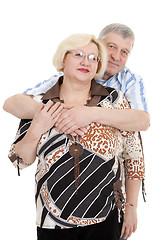 Image showing portrait of an elderly couple