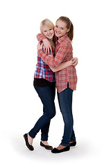 Image showing two girlfriends