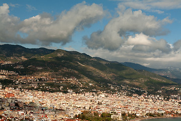 Image showing View of the city Alanya