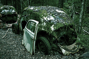 Image showing Scrapped VW cars