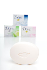 Image showing Dove soaps