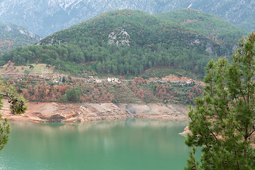 Image showing Views of the azure lake