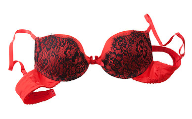 Image showing red bra