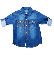 Image showing blue denim shirt