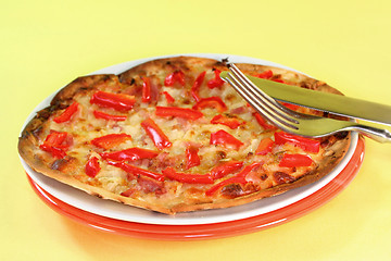 Image showing Tarte flambee