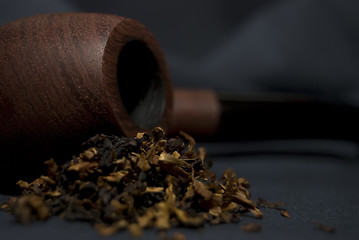 Image showing  Pipe and tobacco   