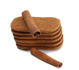 Image showing Biscuits and cinnamon