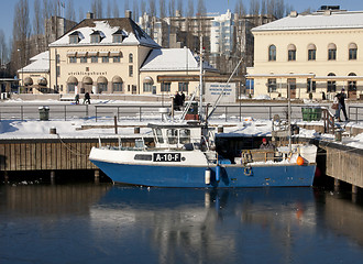 Image showing Fishing boat i Oslo harbour