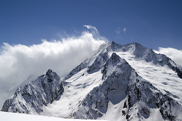 Image showing View from the ski slope