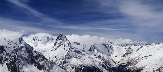 Image showing Mountain panorama