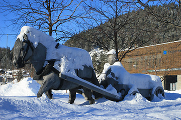 Image showing Horse Statue