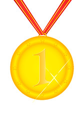 Image showing Gold medal
