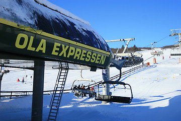 Image showing Ski lift