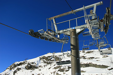 Image showing Ski lift