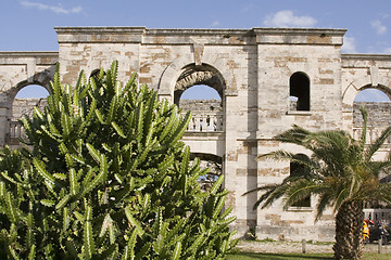 Image showing Walls of a fort