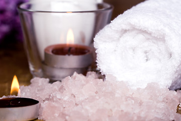 Image showing spa products