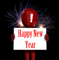 Image showing Happy New Year Figure