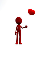 Image showing Balloon Of Love