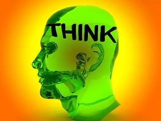 Image showing Transparent Think Head 