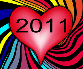 Image showing I Love 2011 