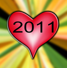 Image showing I Love 2011 