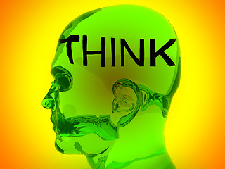 Image showing Transparent Think Head 