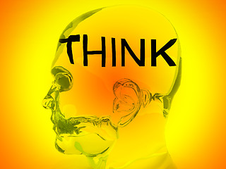 Image showing Transparent Think Head 