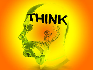 Image showing Transparent Think Head 