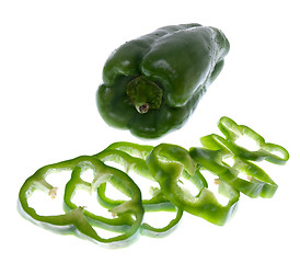 Image showing Green pepper