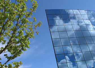 Image showing Futiristic corporate building